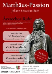 Matthäuspassion Konzert im März 2026